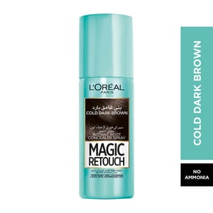 L'Oreal Paris Magic Touch Cold Dark Brown Instant Root Concealer Spray 75 ml
