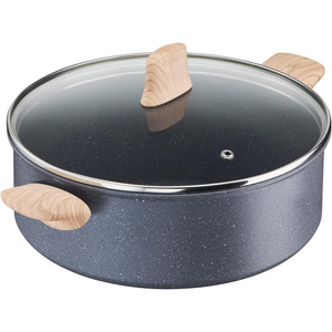 Tefal Titanium Anti-Scratch Coating Cooking Pot Natural Force, 28 cm, G2667283