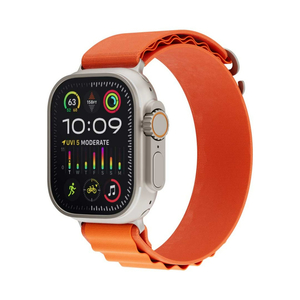 Porodo Ultra Lumina Amoled Watch with Alpine Band and Ocean Band, Orange