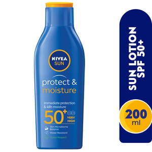 Nivea Sun Lotion Sun Protect & Moisture SPF50+ 200 ml