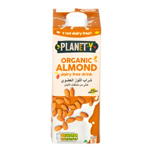 PlanetY Organic Almond Dairy Free Drink 1 Litre