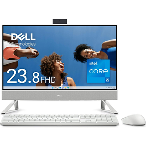 Dell Inspiron [5420-INS-1325] 24 All-in-One Desktop – 13th Gen,Intel Core i5-1335U ,23.8inch FHD,512GB SSD,16GB RAM,Shared Graphics,Windows 11 Home,English & Arabic Keyboard ,White,Middle East Version