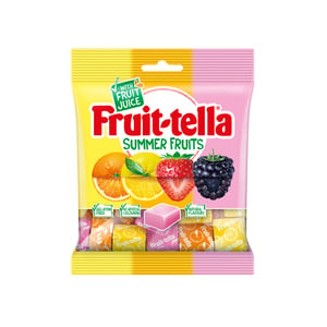 Fruit-tella Juicy Chewy Candy Sweet Assorted Flavors 140 g