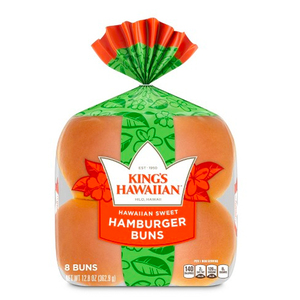 King's Hawaiian Sweet Hamburger Buns 362.9 g