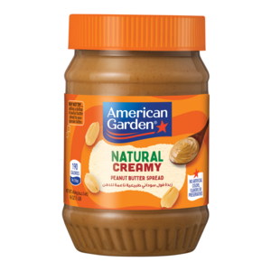 American Garden Vegan & Gluten Free Natural Creamy Peanut Butter 454 g