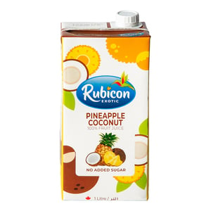 Rubicon Pineapple Coconut Juice No Added Sugar 1 Litre
