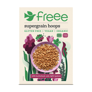 Doves Farm Freee Organic Supergrain Hoops 300 g