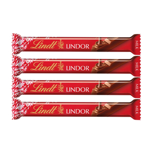 Lindt Lindor Milk Chocolate Value Pack 4 x 38 g
