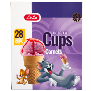 LuLu Ice Cream Crunchy Cups Cornets 28 pcs 140 g