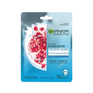 Garnier Skin Active Face Mask Hydra Bomb Pomegranate for Dehydrated Skin Tissue 1 pc