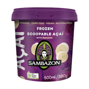 Sambazon Scoopable Acai With Banana 500 ml