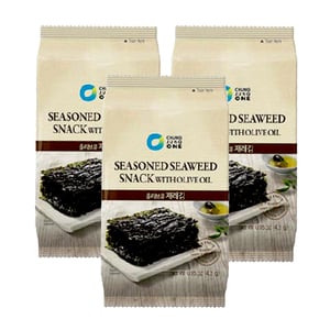 O'Food Seasoned Seaweed Snack with Olive Oil 3 x 4.5 g
