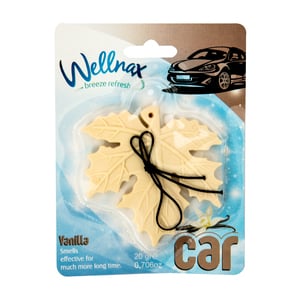 Wellnax Vanilla Leaf Freshener Car 20 g