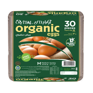 Ortival Organic Eggs Medium 30 pcs