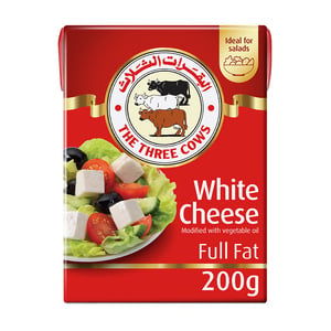 The Three Cows Full Fat White Cheese 200 g