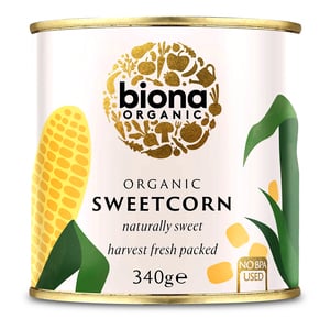 Biona Organic Sweet Corn 340 g