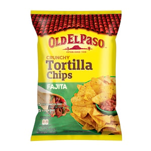 Old El Paso Crunchy Fajitas Tortilla Chips 185 g