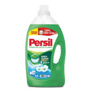Persil Power Gel Liquid Laundry Detergent White Flower Value Pack 4.8 Litres