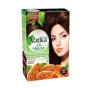 Vatika Naturals Henna Natural Brown 4 Hair Colour 60 g