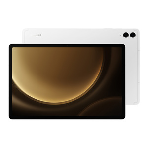 Samsung Galaxy Tab S9 FE+ 5G Tablet, 12 GB RAM, 256 GB Storage, Silver, SM-X616BZSEMEA