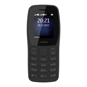 Nokia 105 Dual Sim Feature Phone, Charcoal, TA-1416