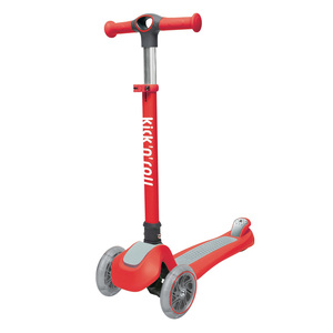 Skid Fusion Twister Folding Scooter S7 Red