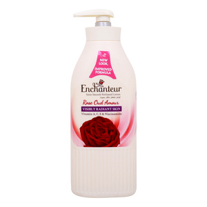 Enchanteur Satin Smooth Perfumed Lotion Rose Oud Amour 400 ml