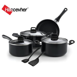Hascevher 9pcs Cookware Set Beren ISFCP06028