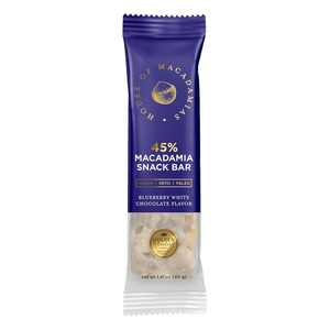 House of Macadamias White Chocolate & Blueberry Snack Bar 40 g