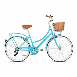 Spartan 26 inches Platinum Women's City Bicycle, Small, Turquoise, SP-3126-S