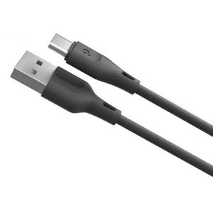 Porodo Fast Charging And Data Type-C USB Cable 1.2m, Black, PD-U12CC-BK