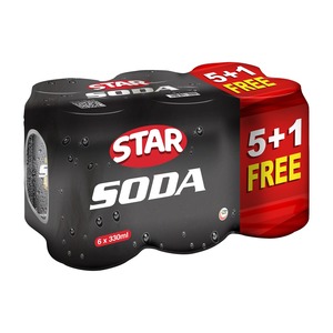 Star Soda Can 330 ml 5+1