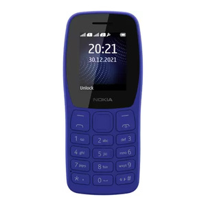 Nokia 105 Dual Sim Feature Phone, Blue, TA-1416