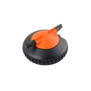 Claber Aqualux Rotating Sprinkler, Black/Orange, 2000-8685