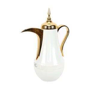 MayFlower Vacuum Flask, 1 L, ESC-A10, White Gold