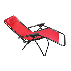 Campmate Zero Gravity Chair, Red/Black, CM-2101