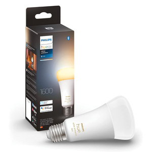 Philips Hue White Ambiance E27 Smart Light Bulb, 13 W-100 W, 1600 Lumen