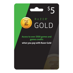 Razer Gold Digital Gift Card, $5 (Global)