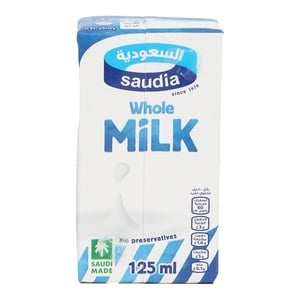 Saudia UHT Whole Milk 125 ml