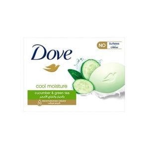 Dove Cool Moisture Cucumber & Green Tea Scent Moisturising Beauty Cream Soap Bar 160 g