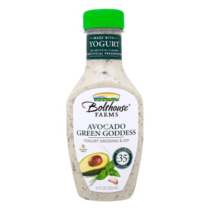 Bolthouse Farms Avocado Green Goddess Yogurt Dressing And Dip, 355 ml