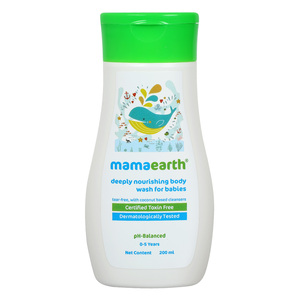 Mamaearth Deeply Nourishing Body Wash For Babies 200 ml