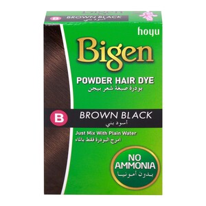 بيجين مسحوق مادة صبغ الشعر لون بني / أسود 6 جم