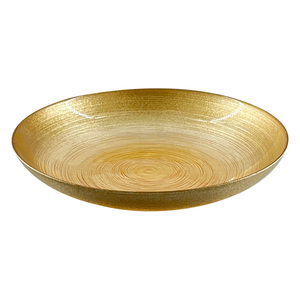 Glascom Decorative Dinner Plate, 21 cm, Amber, ARES0551