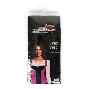 Sports Champion Latex Vest for Women, Pink, 2021-1