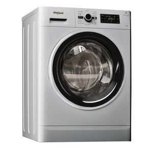 Whirlpool Freestanding Washer Dryer, 9 kg, 1400 rpm, Silver, FWDG96148SBS