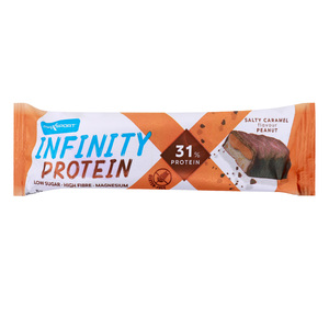 ماكس سبورت إنفينيتي بروتين بار بالكراميل المملح والفول السوداني 55 جم