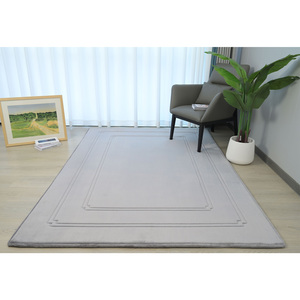 Maple Leaf Ultra Soft Silky Carpet 120x160cm Grey