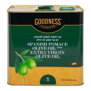 Goodness Forever Spanish Pomace Olive Oil with Extra Virgin Olive Oil 2 Litres