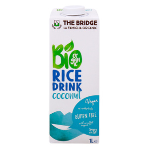 The Bridge Organic Rice Drink With Coconut 1 Litre